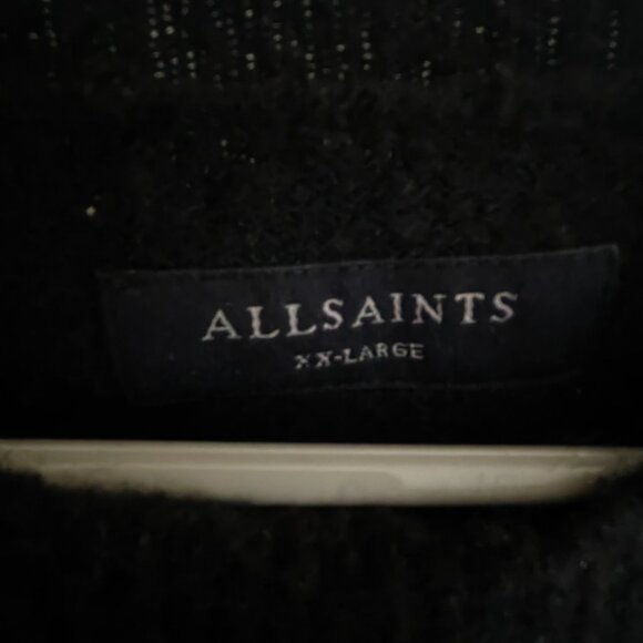 ALLSAINTS Scripture Crewneck (Black) XXL - Picture 3 of 4
